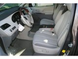 2012 Toyota Sienna Limited AWD Limited drivers seat in light gray leather
