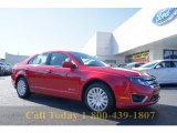 2012 Red Candy Metallic Ford Fusion Hybrid #56451571
