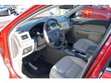 2012 Ford Fusion Hybrid Medium Light Stone Interior