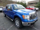 2011 Blue Flame Metallic Ford F150 XLT SuperCab 4x4 #56451565