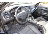 2011 BMW 5 Series 550i xDrive Sedan Black Interior