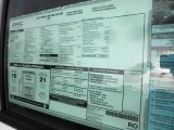 2012 GMC Sierra 1500 Extended Cab Window Sticker