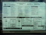 2012 Cadillac Escalade ESV Luxury Window Sticker