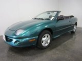 1999 Medium Green Blue Metallic Pontiac Sunfire GT Convertible #56481265
