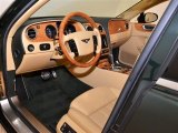 2009 Bentley Continental Flying Spur  Saffron/Cumbrian Green Interior