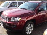 2012 Deep Cherry Red Crystal Pearl Jeep Compass Latitude #56481348