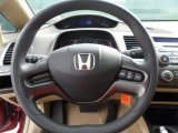2007 Honda Civic LX Sedan Steering Wheel