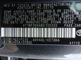 2011 Camry Color Code for Magnetic Gray Metallic - Color Code: 1G3
