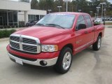 2005 Flame Red Dodge Ram 1500 SLT Quad Cab #56514043