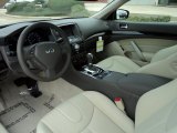 2012 Infiniti G 37 Journey Coupe Stone Interior