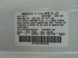 2012 G Color Code for Moonlight White - Color Code: QAA