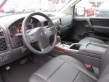 2012 Nissan Titan SL Heavy Metal Chrome Edition Crew Cab 4x4 Charcoal Interior