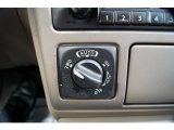 2004 Nissan Pathfinder LE Platinum 4x4 Controls