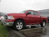 2009 Inferno Red Crystal Pearl Dodge Ram 1500 Big Horn Edition Crew Cab 4x4 #56564020