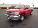 2012 Victory Red Chevrolet Silverado 1500 LT Crew Cab 4x4 #56564275