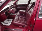 1992 Cadillac DeVille Sedan Red Interior