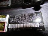 2009 Camry Color Code for Magnetic Gray Metallic - Color Code: 1G3
