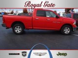 2011 Flame Red Dodge Ram 1500 SLT Quad Cab 4x4 #56563938
