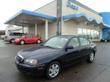 2006 Moonlit Dark Blue Hyundai Elantra GLS Sedan #56564417