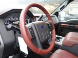 2012 Ford F350 Super Duty King Ranch Crew Cab 4x4 Steering Wheel