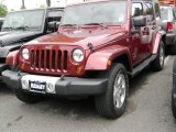 2010 Red Rock Crystal Pearl Jeep Wrangler Unlimited Sahara 4x4 #56609877