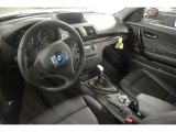 2012 BMW 1 Series 128i Convertible Black Interior