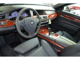 2012 BMW 7 Series Alpina B7 LWB Black Interior
