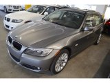 2012 BMW 3 Series 328i Sports Wagon Front 3/4 View