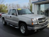 2005 Silver Birch Metallic Chevrolet Silverado 1500 Z71 Extended Cab 4x4 #56610774
