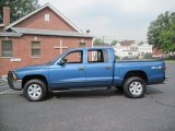 2004 Atlantic Blue Pearl Dodge Dakota SLT Quad Cab 4x4 #56610323