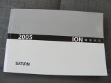2005 Saturn ION 1 Sedan Books/Manuals