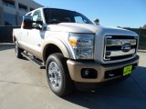 2012 Ford F250 Super Duty White Platinum Metallic Tri-Coat