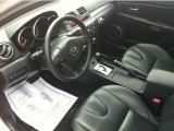2006 Mazda MAZDA3 s Grand Touring Sedan Black Interior