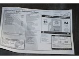 2012 Audi S5 4.2 FSI quattro Coupe Window Sticker