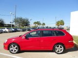 Salsa Red Volkswagen Jetta in 2009