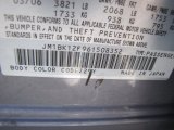 2006 MAZDA3 Color Code for Titanium Gray Metallic - Color Code: 29Y