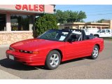 Bright Red Oldsmobile Cutlass Supreme in 1992