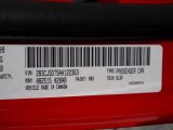 2010 Challenger Color Code for TorRed - Color Code: PR3