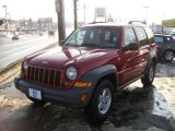 2006 Inferno Red Pearl Jeep Liberty Sport 4x4 #5662010