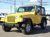2006 Solar Yellow Jeep Wrangler X 4x4 #5661994
