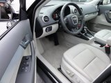 2009 Audi A3 2.0T quattro Light Grey Interior
