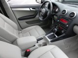 2009 Audi A3 2.0T quattro Light Grey Interior