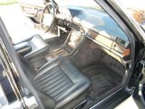 1988 Mercedes-Benz S Class 560 SEL Sedan Black Interior