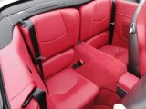 2012 Porsche 911 Turbo Cabriolet Carrera Red Natural Leather Interior