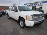 2009 Summit White Chevrolet Silverado 1500 LT Extended Cab 4x4 #56609513