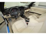 2012 BMW 3 Series 335i Convertible Cream Beige Interior