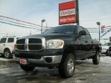 2007 Brilliant Black Dodge Ram 2500 SLT Quad Cab 4x4 #5661975