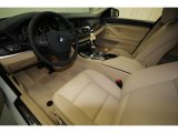 2012 BMW 5 Series 535i Sedan Venetian Beige Interior