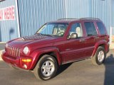 2002 Dark Garnet Red Pearlcoat Jeep Liberty Limited 4x4 #56705446
