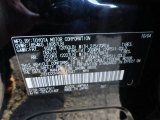 2005 RAV4 Color Code for Black - Color Code: 202